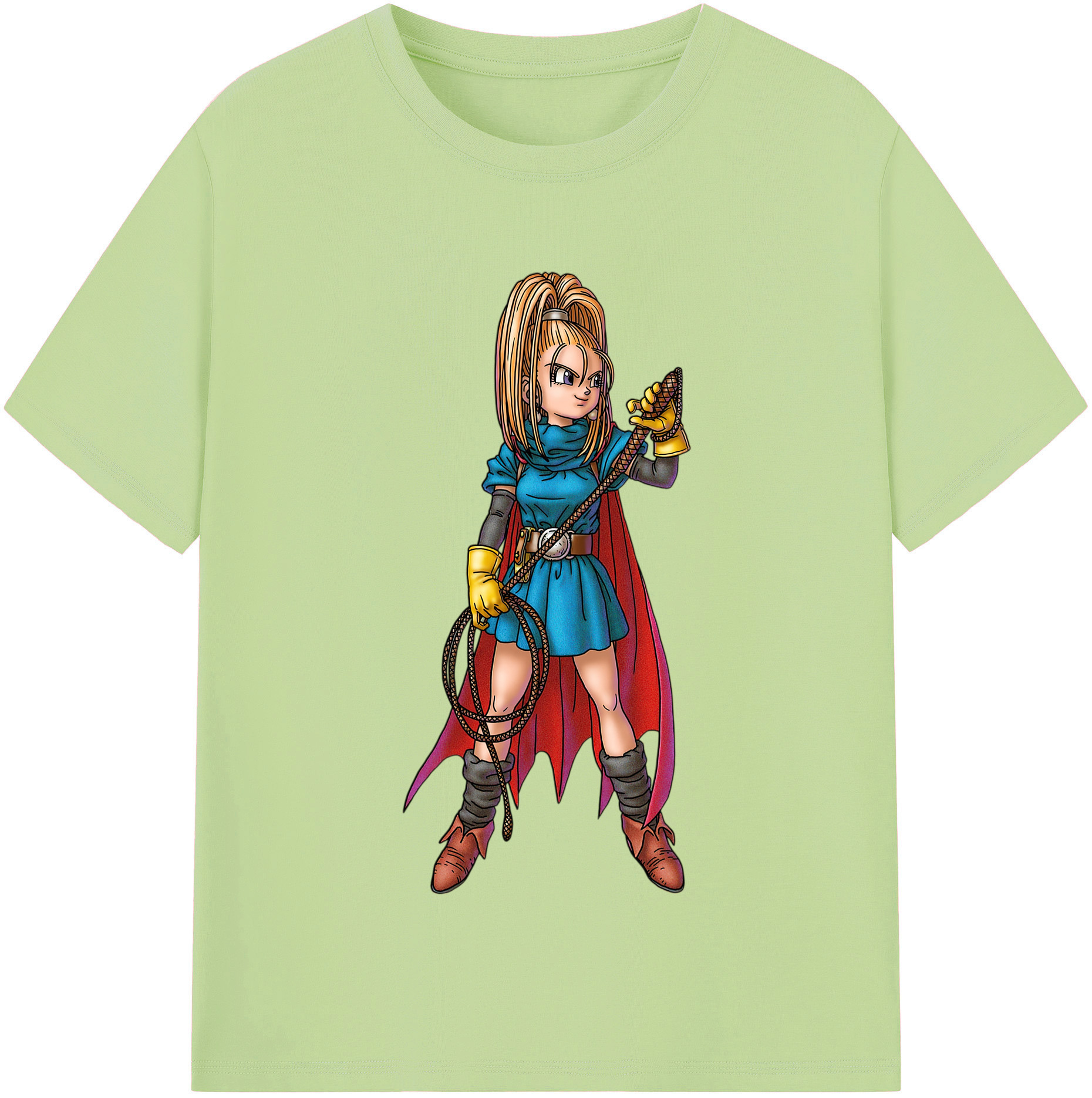 （画像用） ドラゴンクエスト Doragon Kuesuto Dragon Quest 綿100％半袖Tシャツ（フロントプリント）
